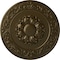 Ekena Millwork Sydney Ceiling Medallion (Fits Canopies up to 5 3/4"), Hand-Painted Brass, 27 3/4"OD x 2"P CM27SYBRS - alternate 1